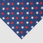 patriotische Rot-Weiß- und Blausteine Seidenpapier (Ausschnitt)