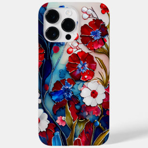 PATRIOTISCHE, ROT WEISSE BLUME Case-Mate iPhone 14 PRO MAX HÜLLE