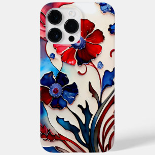 PATRIOTISCHE, ROT WEISSE BLUME Case-Mate iPhone 14 PRO MAX HÜLLE