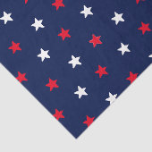 Patriotische rote blaue Sterne Seidenpapier (Detail)
