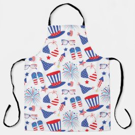 PATRIOTISCHE ROTE WEISSE BLAUE SOMMERELEMENTE SCHÜRZE