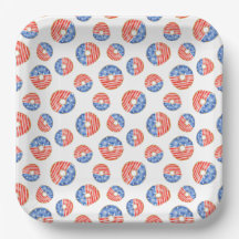 PATRIOTISCHE ROTE WEISSE BLAUE SPONUTEN