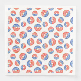 PATRIOTISCHE ROTE WEISSE BLAUE SPONUTEN SERVIETTE