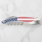 Patriotische rote weiße und blaue amerikanische kellnermesser (Rückseite)