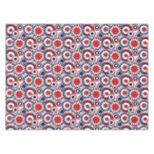 Patriotische rote weiße und blaue Feuerwerkskörper Tischdecke (Vorderseite (Horizontal))