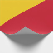 Patriotische Rumänische Flagge Rumänisch Geschenkpapier (Ecke)