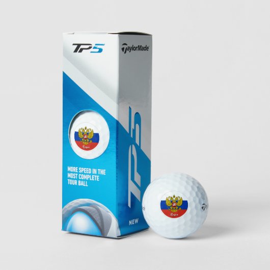 Patriotische Russische Flagge Golf Balls, Russland Golfball (Äußeres Gebäude)