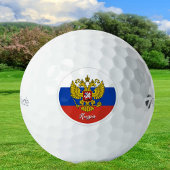 Patriotische Russische Flagge Golf Balls, Russland Golfball
