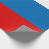 Patriotische Russische Pan Slavic-Flagge Geschenkpapier (Ecke)