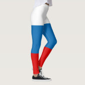 Patriotische Russische Pan Slavic-Flagge Leggings (Rechts)