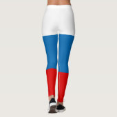 Patriotische Russische Pan Slavic-Flagge Leggings (Rückseite)
