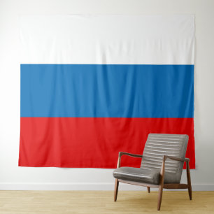Patriotische Russische Pan Slavic-Flagge Wandteppich