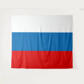 Patriotische Russische Pan Slavic-Flagge Wandteppich (Vorderseite (Horizontal))