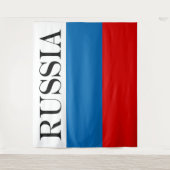 Patriotische Russische Pan Slavic-Flagge Wandteppich (Vorderseite)