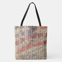 *~* Patriotische Rustikale Barnwood-Verfassung Fla