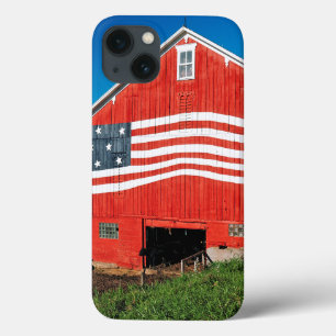 Patriotische Scheune iPhone 13 Hülle
