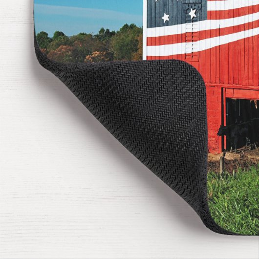 Patriotische Scheune Mousepad (Ecke)