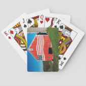 Patriotische Scheune Spielkarten (Rückseite)