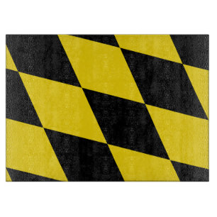 Patriotische Schneideplatte mit Flag München Schneidebrett