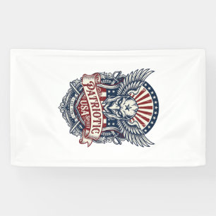 Patriotische Schutzmaske Freiheit Militär Inspirie Banner