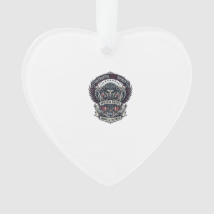 Patriotische Schutzmaske Freiheit Militärisch Insp Ornament