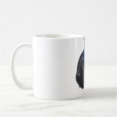 Patriotische Schwarze Katze Kaffeetasse (Links)