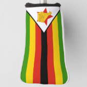 Patriotische Simbabwflagge Afrika Golf Headcover (Rotieren 90)