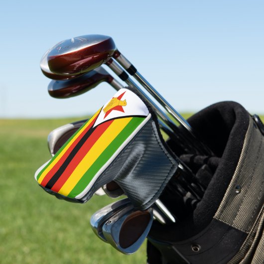 Patriotische Simbabwflagge Afrika Golf Headcover (In Situ)