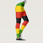 Patriotische Simbabwflagge Afrika Leggings (Rechts)