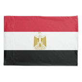 Patriotische Single-Pillowcase-Flagge Ägyptens Kissenbezug (Rückseite)