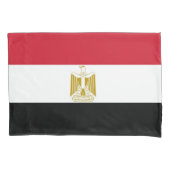 Patriotische Single-Pillowcase-Flagge Ägyptens Kissenbezug (Vorderseite)