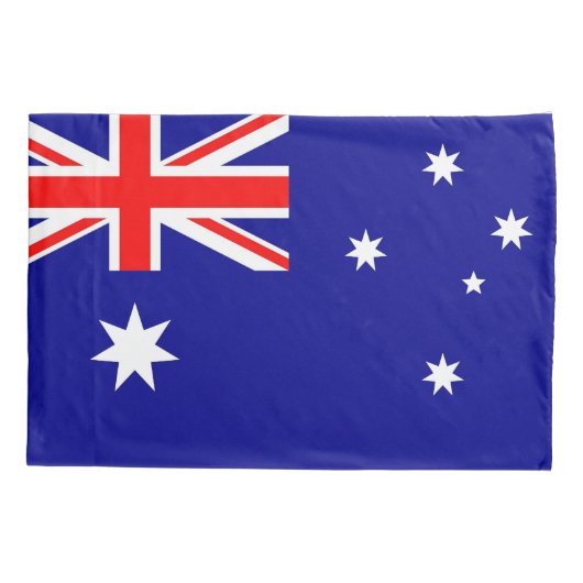 Patriotische Single Pillowcase Flagge Australiens Kissenbezug (Rückseite)