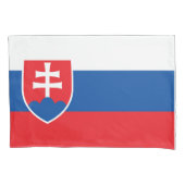 Patriotische Single-Pillowcase-Flagge der Slowakei Kissenbezug (Vorderseite)