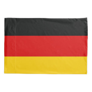 Patriotische Single-Pillowcase-Flagge Deutschlands Kissenbezug