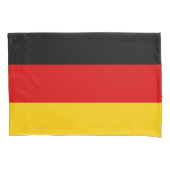 Patriotische Single-Pillowcase-Flagge Deutschlands Kissenbezug (Vorderseite)