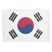 Patriotische Single-Pillowcase-Flagge Südkoreas Kissenbezug (Vorderseite)