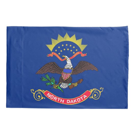 Patriotische Single-Pillowcase-Flagge von North Da Kissenbezug (Rückseite)