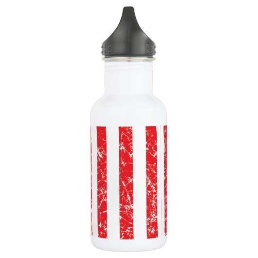 Patriotische Skulls Edelstahlflasche (Links)