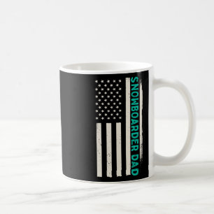 Patriotische Snowboarde Winter Snowboard Snowboard Kaffeetasse