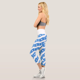 Patriotische Somalia-Küsten-Sommer-Flag-Leggings Capri Leggings