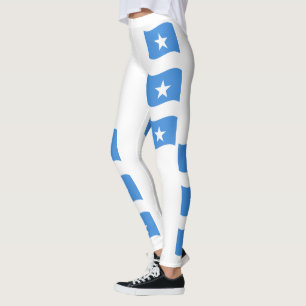 Patriotische Somalia-Küsten-Sommer-Flag-Leggings Leggings