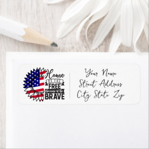 Patriotische Sonnenblume, Zuhause der Freie