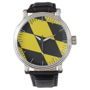 Patriotische, Spezialuhr mit Flag München Armbanduhr