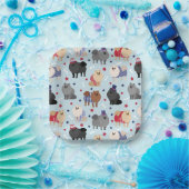 Patriotische Spitz Dog Paper Teller (Party)