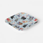 Patriotische Spitz Dog Paper Teller (Gewinkelt)