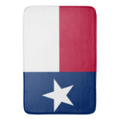 Patriotische Staats-Flagge von Texas Badematte (Vorderseite Vertikal)