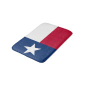 Patriotische Staats-Flagge von Texas Badematte (Schrägansicht)