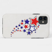 Patriotische Stars Case-Mate iPhone Hülle (Rückseite (Horizontal))