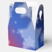 Patriotische Stars Gefälligkeitsbox Geschenkschachtel (Geöffnet)