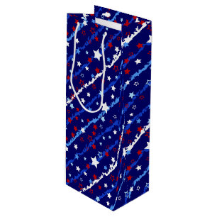 Patriotische Stars Geschenktasche Geschenktüte Für Weinflaschen